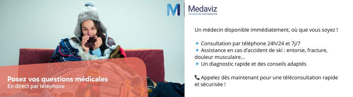Téléconsultation médicale 24h/24 & tous les jours