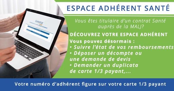 Espace adhérent santé
