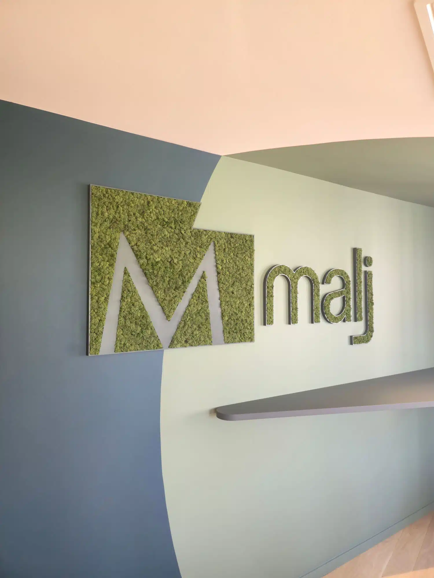 Mur végétalisé logo MALJ